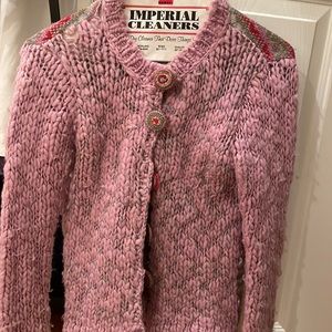 Vintage Free People Cardigan multi color knit size S